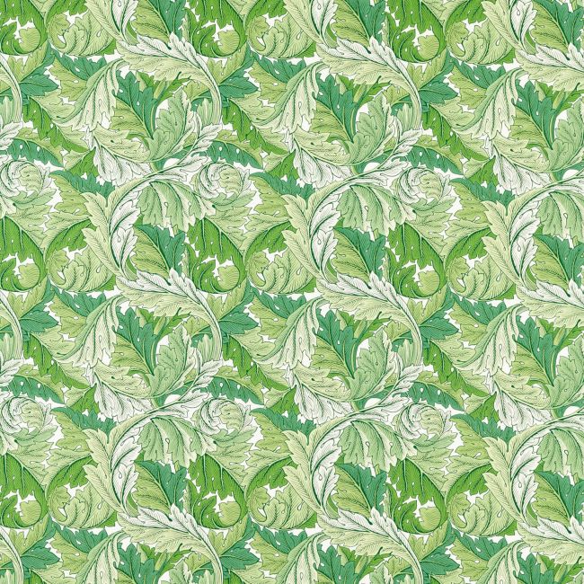 Acanthus Fabric Leaf Green