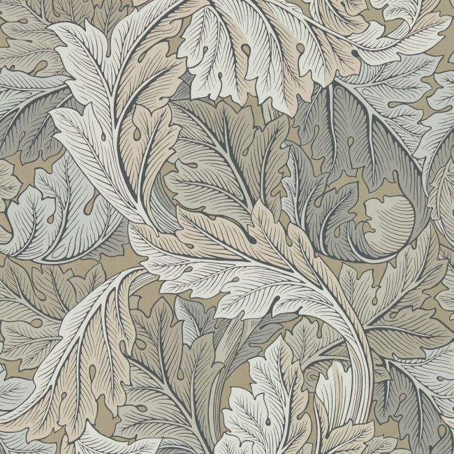 Acanthus Wallpaper Manilla/Stone