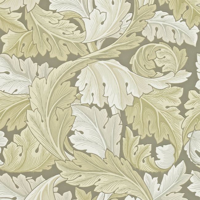 Acanthus Wallpaper Stone