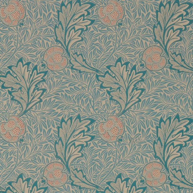 Apple Wallpaper Indigo Antique