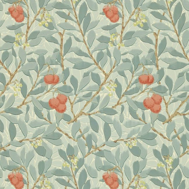 Arbutus Wallpaper Blue/Pink