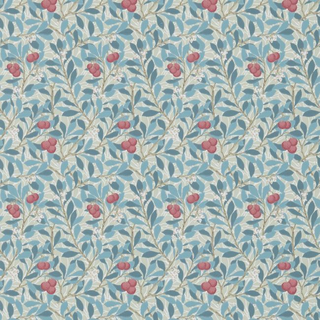 Arbutus Wallpaper Woad/Russet