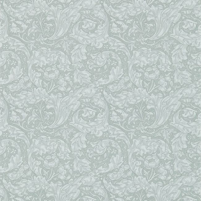 Bachelors Button Wallpaper Silver