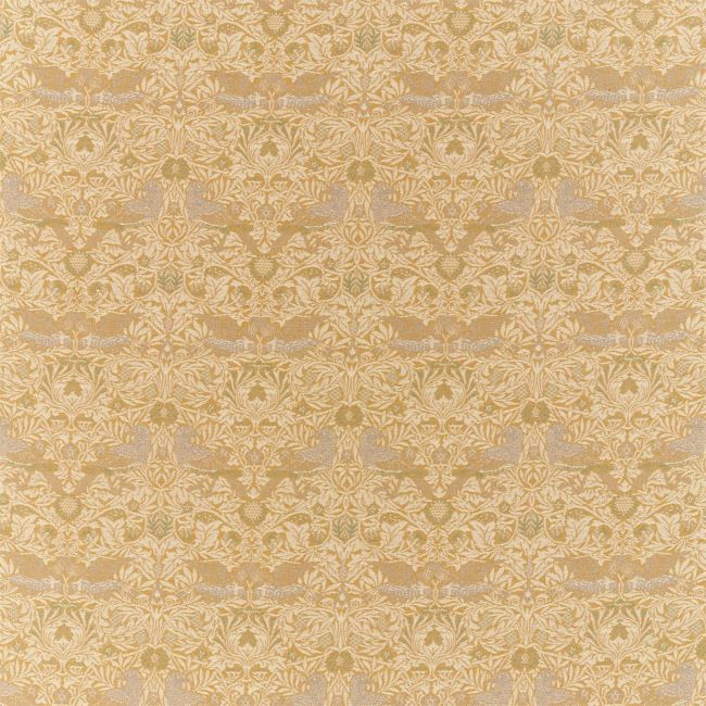 Bird Weave Fabric Ochre