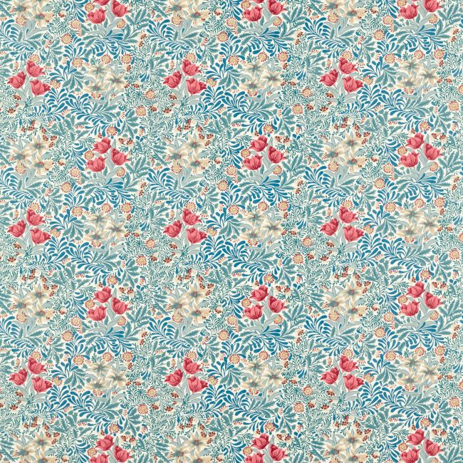 Bower Fabric Barbed Berry/Indigo