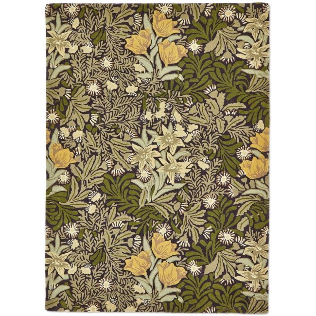 Bower rug Twining Vine Green 43954-200496 Twining Vine Green