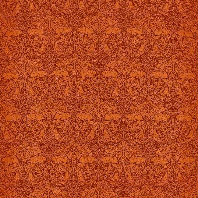 Brer Rabbit Fabric Burnt Orange