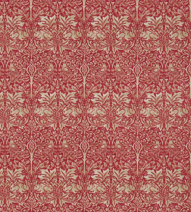 Brer Rabbit Fabric Red/Hemp