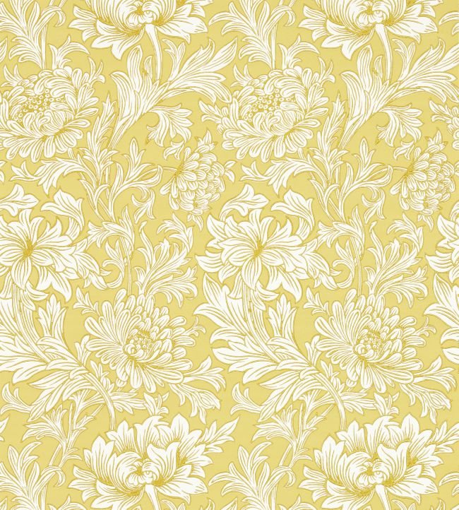 Chrysanthemum Toile Wallpaper Weld