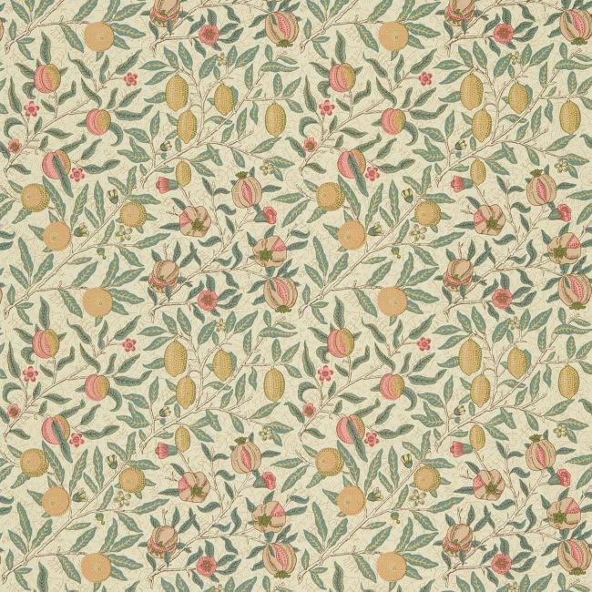 Fruit Fabric Cream/Teal