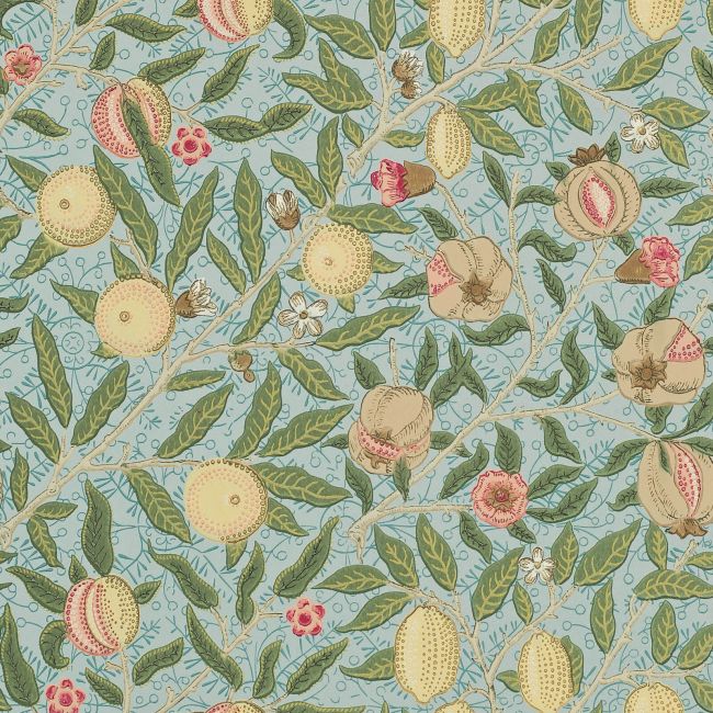 Fruit Wallpaper Slate/Thyme