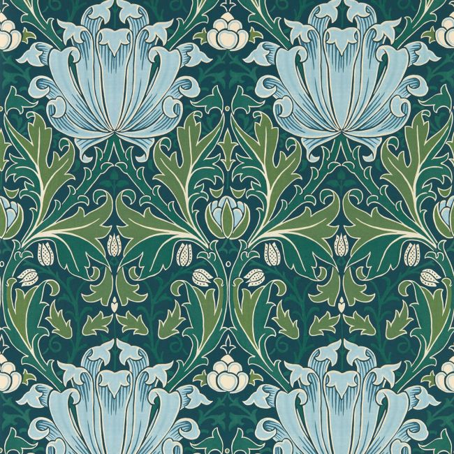 Helena Wallpaper Indigo/Boughs