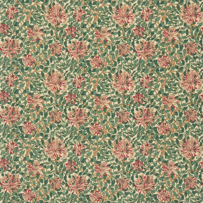 Honeysuckle Fabric Cream/Wine