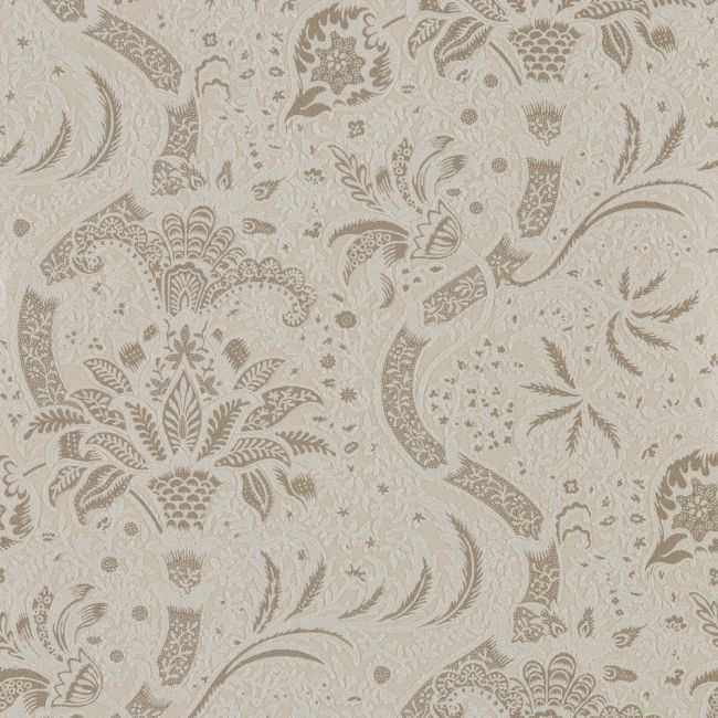 Indian Beaded Wallpaper Stone/Linen