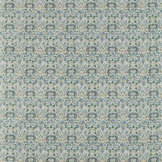 Little Chintz Fabric Blue/Fennel