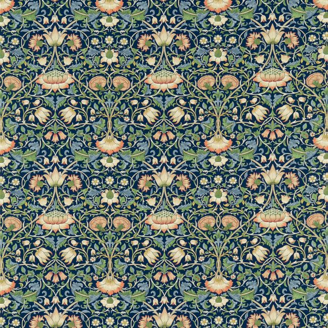 Lodden Fabric Indigo/Mineral