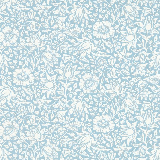 Mallow Wallpaper Powder Blue