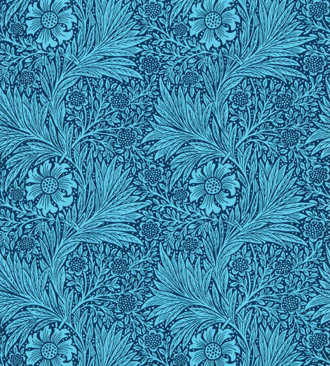 Marigold Wallpaper Navy