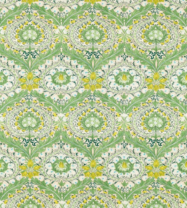 Merton Fabric Leaf Green/Sky