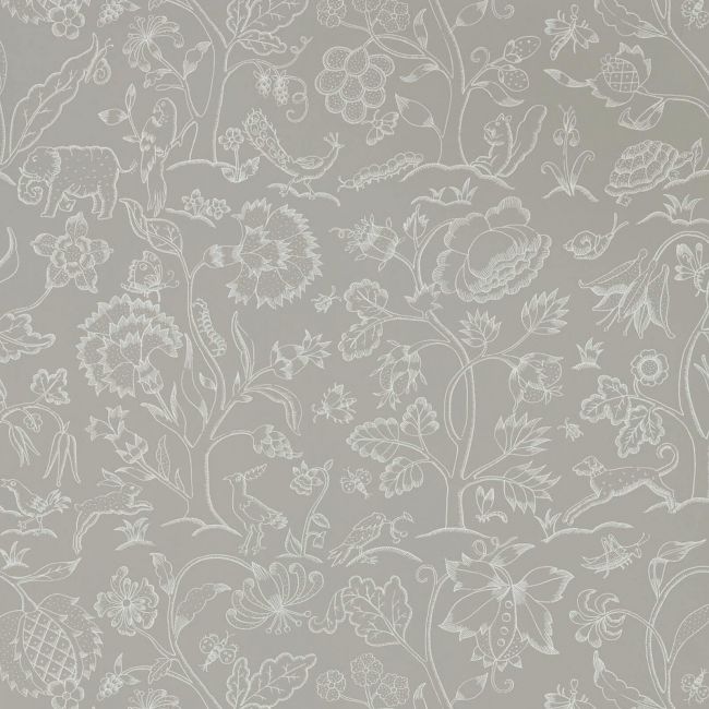 Middlemore Wallpaper Linen Chalk