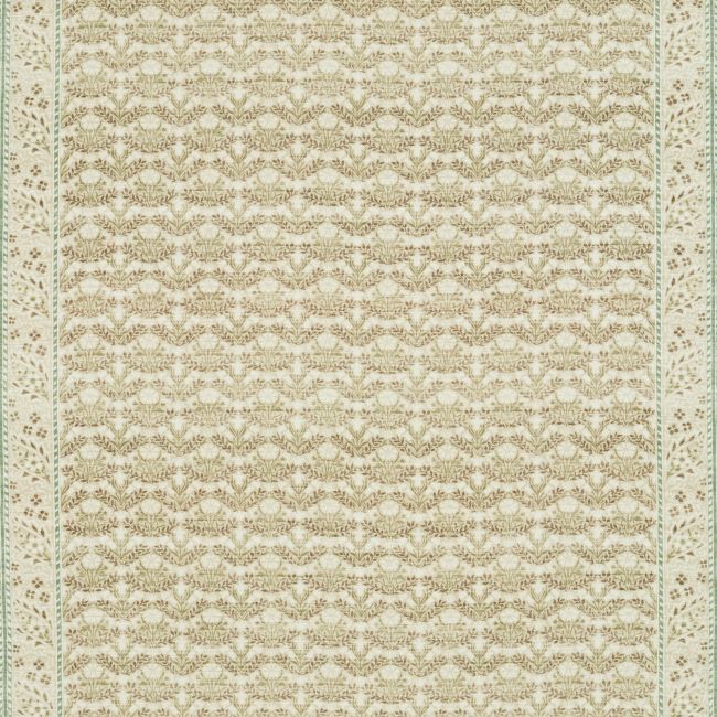 Morris Bellflowers Fabric Fennel/Grey