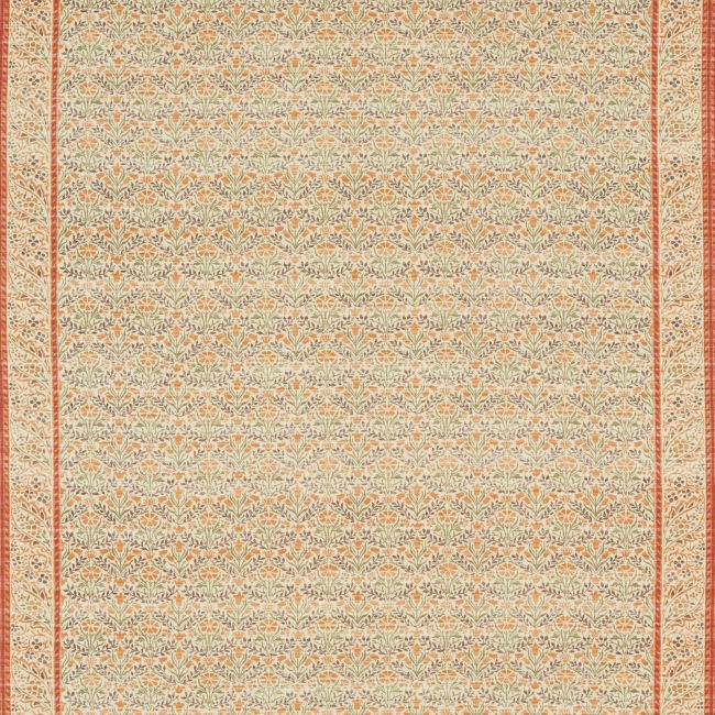 Morris Bellflowers Fabric Saffron/Olive