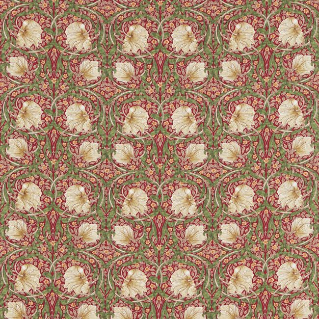 Pimpernel Fabric Red/Thyme