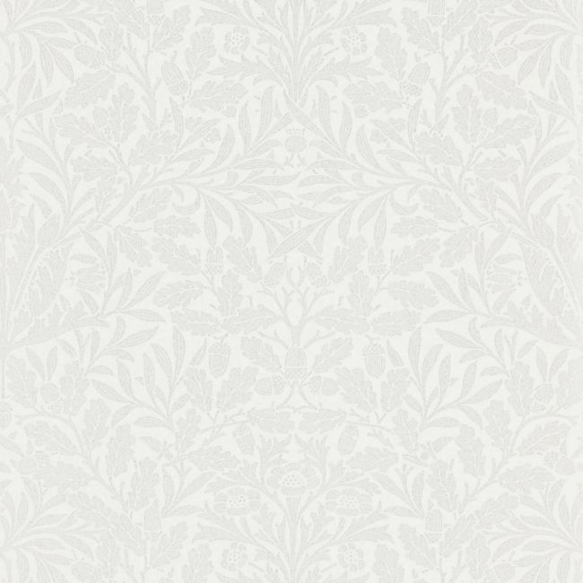 Pure Acorn Wallpaper Chalk/Silver