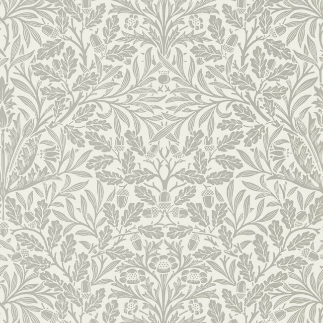 Pure Acorn Wallpaper Ecru/Pewter