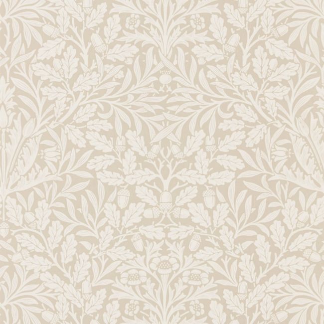 Pure Acorn Wallpaper Linen/Ecru