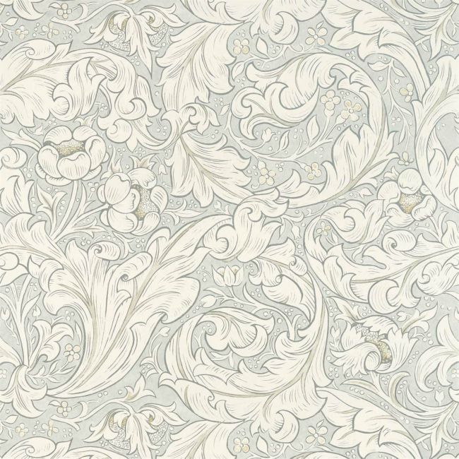 Pure Bachelors Button Wallpaper Grey Blue