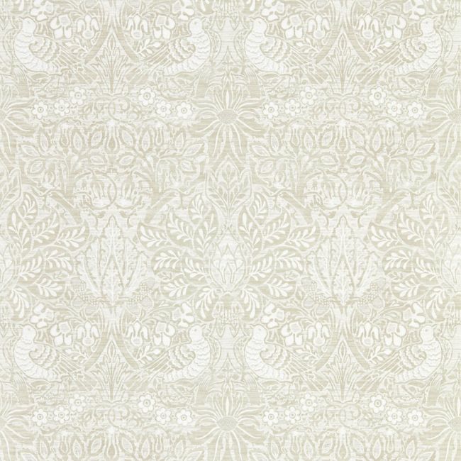 Pure Dove & Rose Wallpaper White Clover