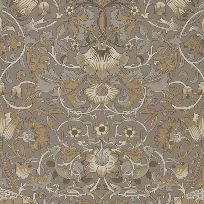 Pure Lodden Wallpaper Taupe/Gold