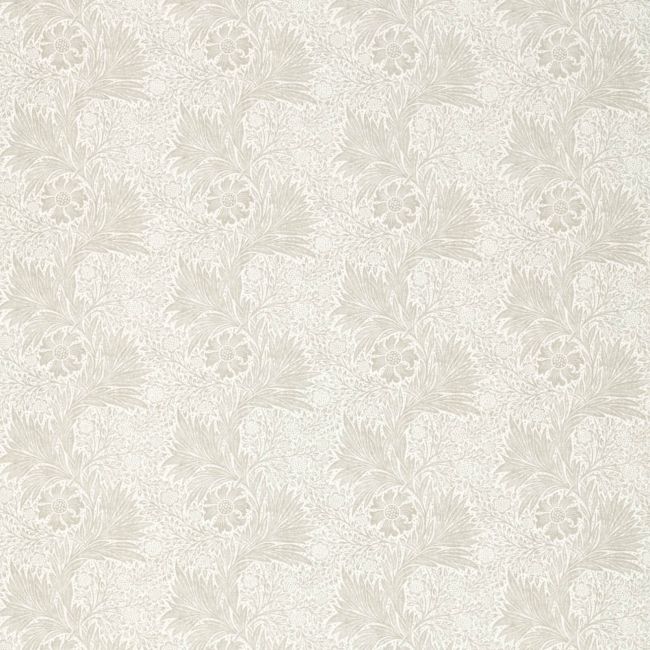 Pure Marigold Print Fabric Lightish Grey