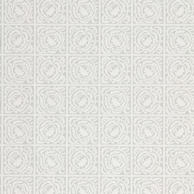 Pure Scroll Wallpaper Lightish Grey