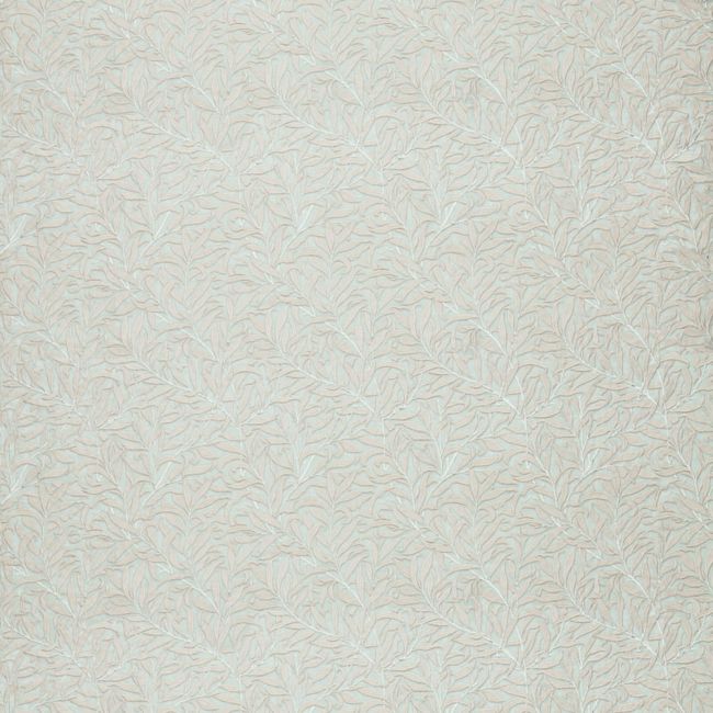 Pure Willow Boughs Embroidery Fabric Wild Mint