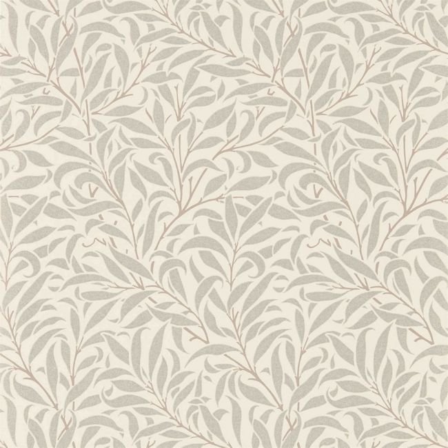 Pure Willow Boughs Wallpaper Ecru/Silver