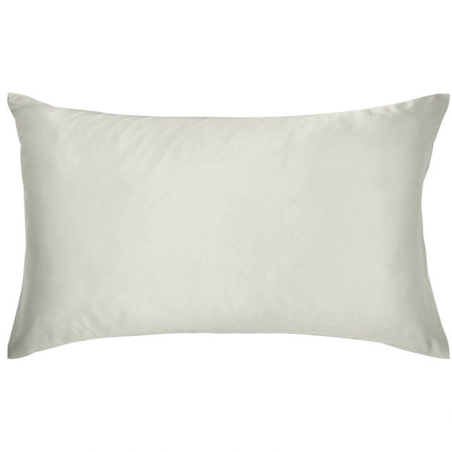 Silk Standard Pillow Case, Silver Silver