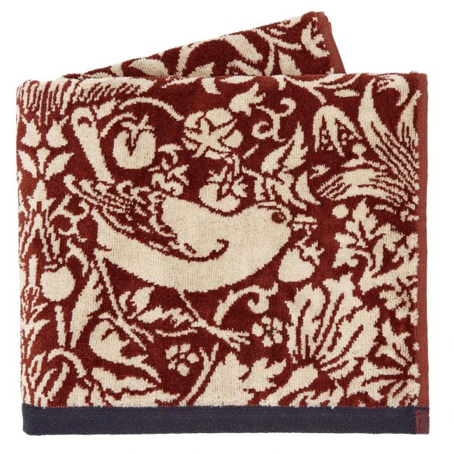 Strawberry Thief Towel, Red Red