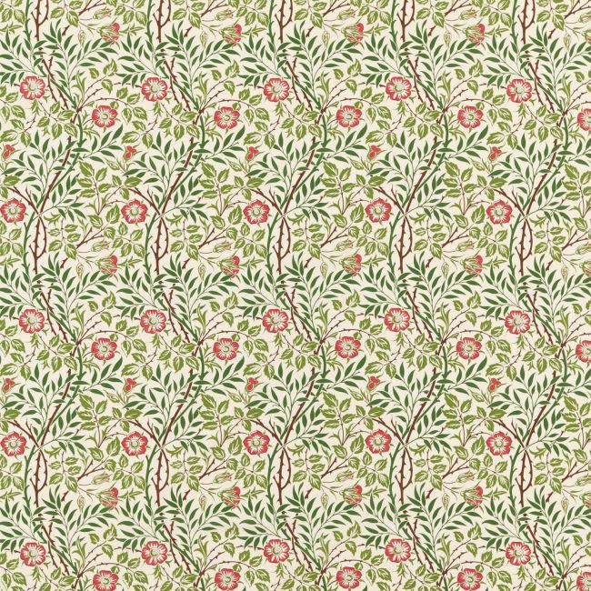 Sweet Briar Fabric Boughs/Rose