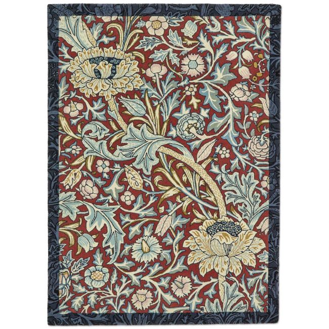 Trent rug Madder Red/Webbs Blue 43956-200512 Madder Red/Webbs Blue