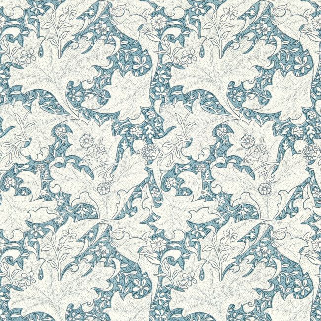 Wallflower Wallpaper Woad Blue