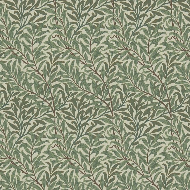 Willow Boughs Weave Fabric Forest/Thyme