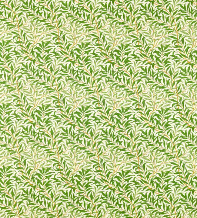 Willow Boughs Fabric Leaf Green