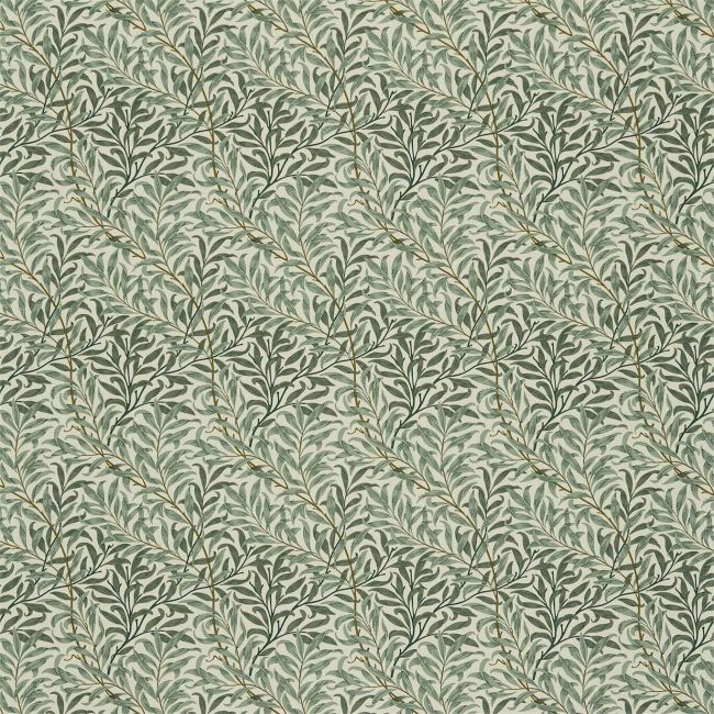 Willow Boughs Fabric Cream/Green