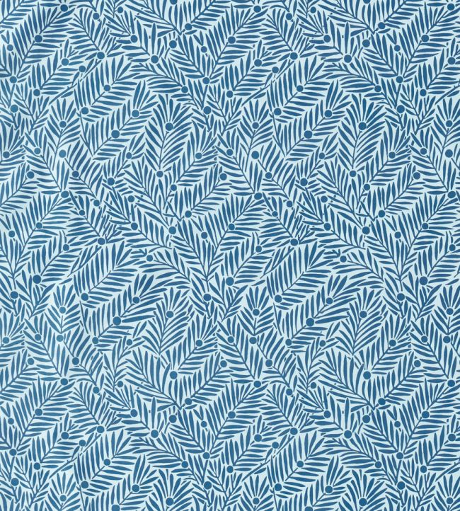 Yew & Aril Fabric Indigo