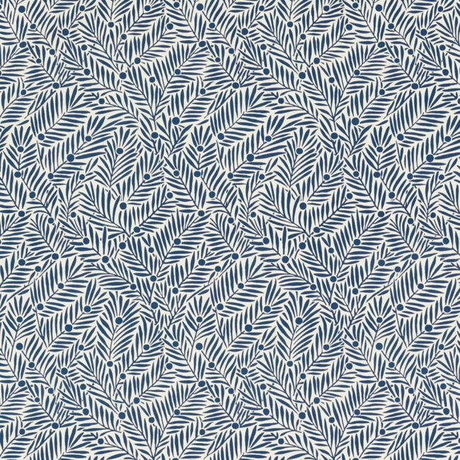 Yew & Aril Fabric Indigo