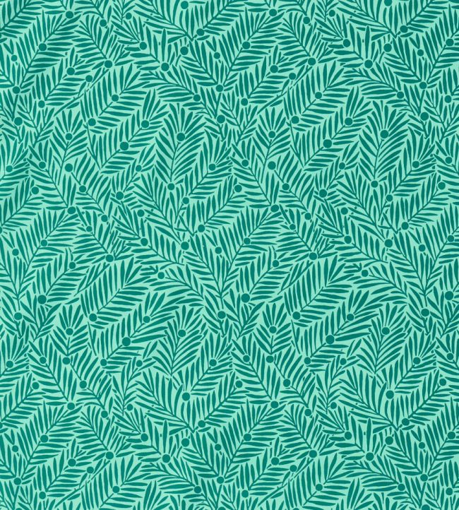 Yew & Aril Fabric Teal