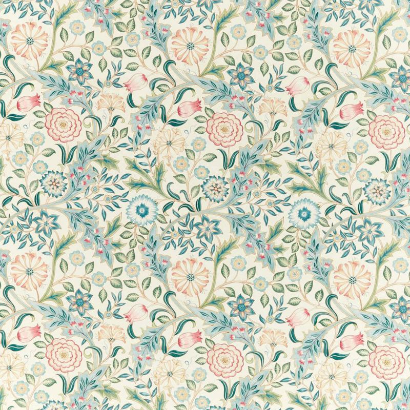 Wilhelmina Fabric in Ivory by Morris & Co