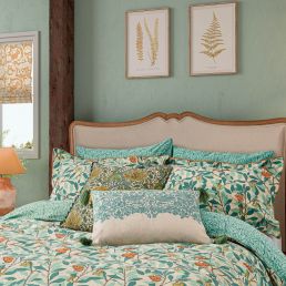 Abrutus Bedding Set, Turquoise Turquoise